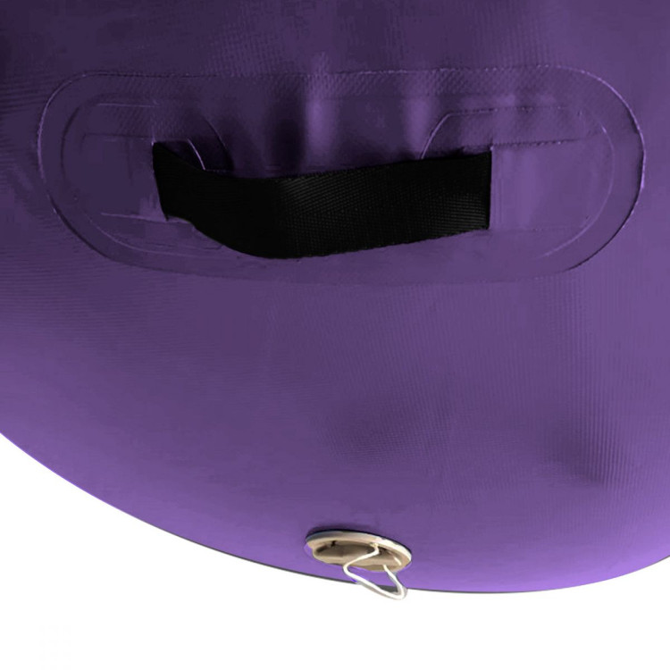 Inflatable Air Exercise Roller Gymnastics Gym Barrel 120 x 75cm Purple image 7