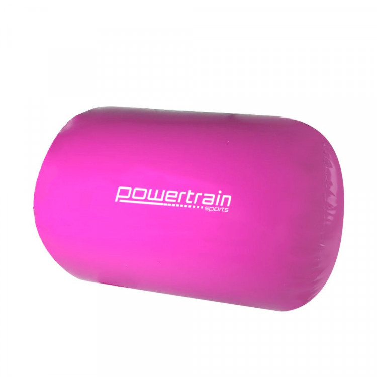 Inflatable Air Exercise Roller Gymnastics Gym Barrel 120 x 75cm Pink image 2