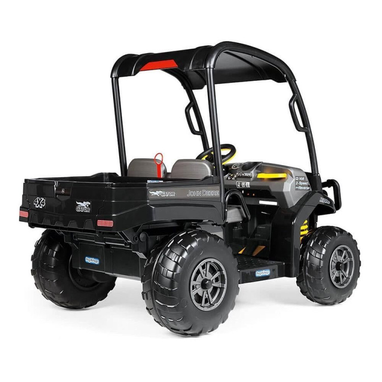 John Deere Midnight Black Gator XUV Kids Ride On Car Dual Seat 12V Battery image 3