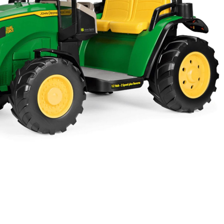 John Deere Dual Force Tractor Battery Operated 2-Seater Ride On image 4