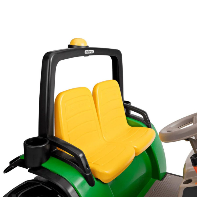 John Deere Dual Force Tractor Battery Operated 2-Seater Ride On image 6