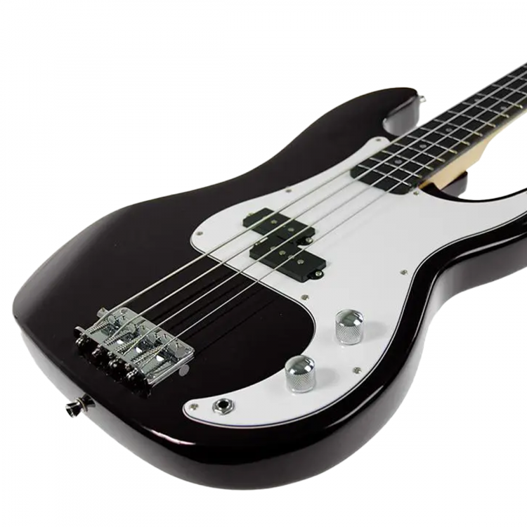 Karrera Electric Bass Guitar Pack - Black image 3