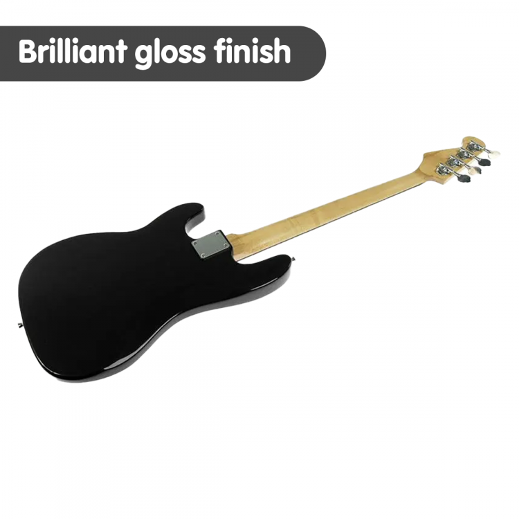 Karrera Electric Bass Guitar Pack - Black image 6