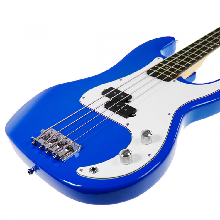 Karrera Electric Bass Guitar Pack - Blue image 3