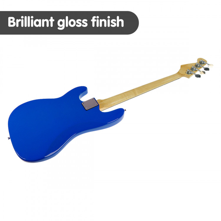 Karrera Electric Bass Guitar Pack - Blue image 4