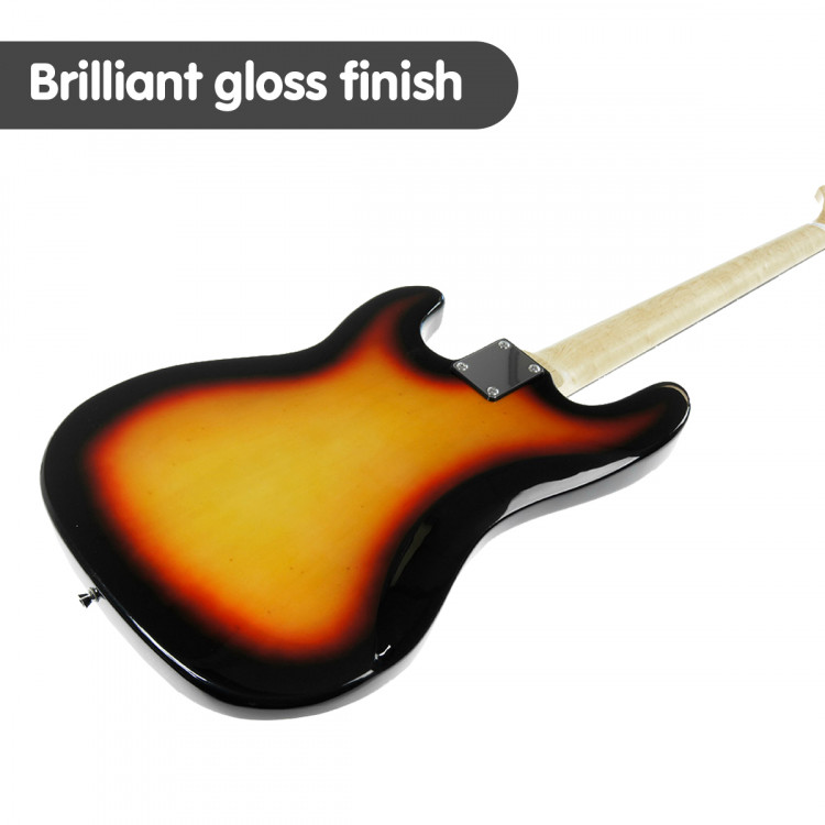Karrera Electric Bass Guitar Pack - Sunburst image 5
