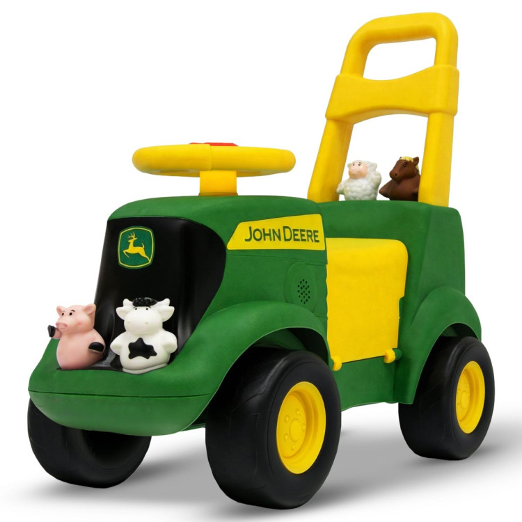 John Deere Sit N Scoot Activity Tractor Kids Ride On Toy with Sounds image 5