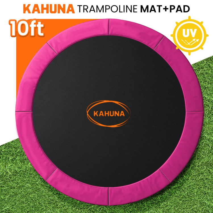 Kahuna 10ft Replacement Trampoline Safety Pad Cover and Jumping Spring Mat - Pink image 8