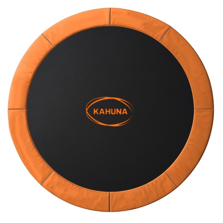 Kahuna 8ft Replacement Trampoline Safety Pad Cover and Jumping Spring Mat - Orange