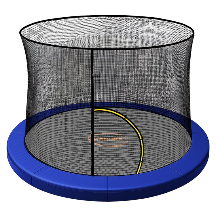 Kahuna 14ft Trampoline Pad and Net - Blue