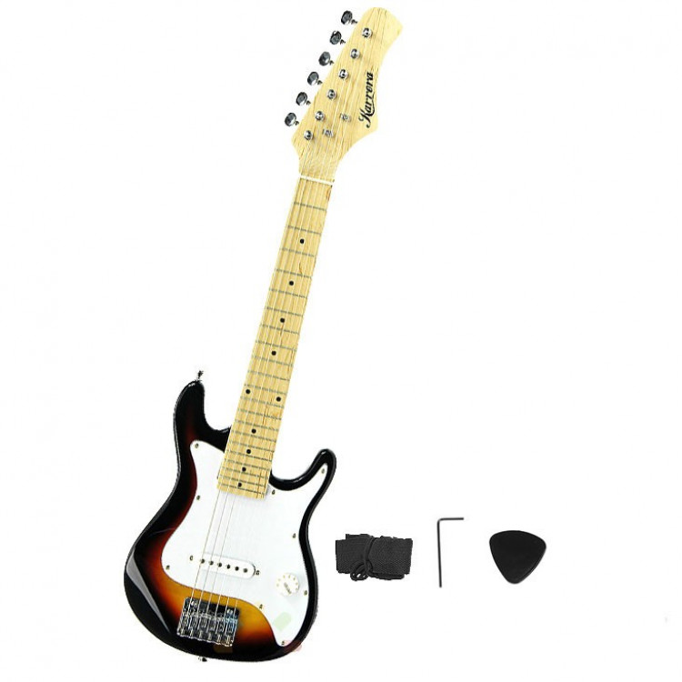 Karrera Childrens Electric Guitar 3W Sunburst image 6
