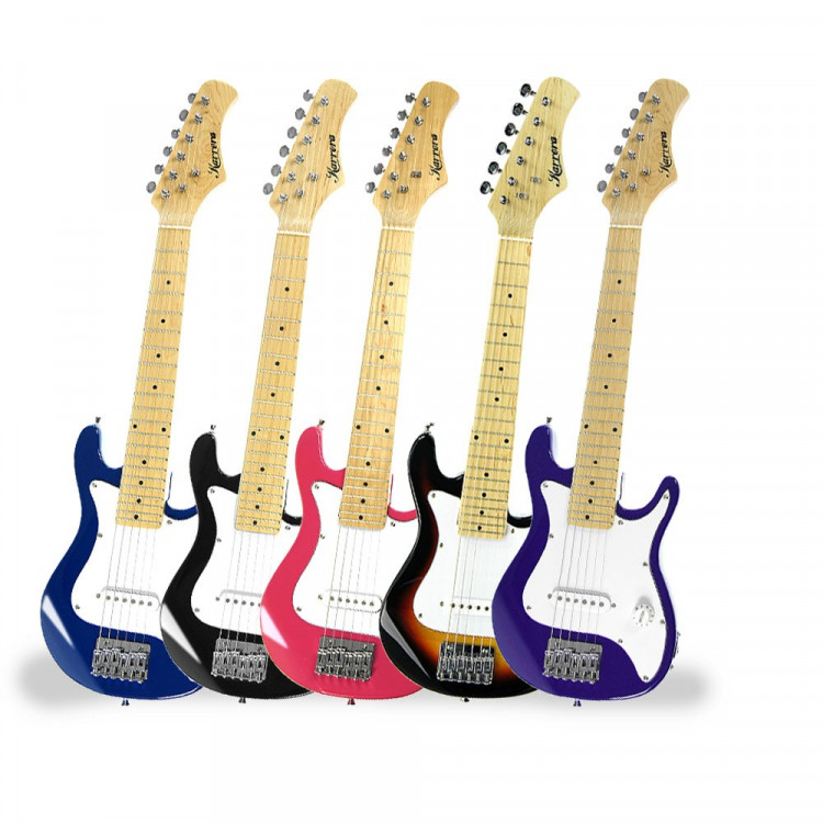 Electric children's guitar Purple image 3