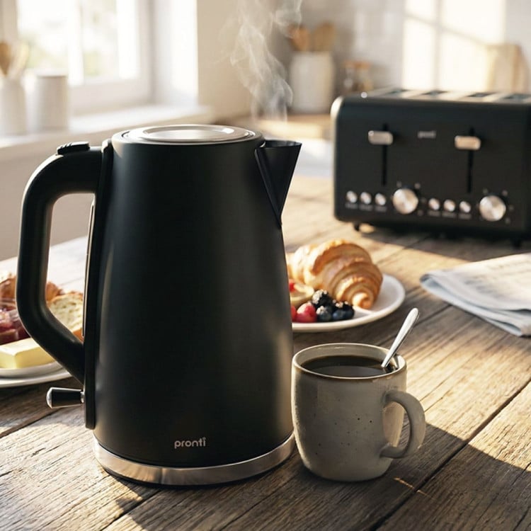 Pronti Silver Noir Collection 1.7L Electric Kettle image 11