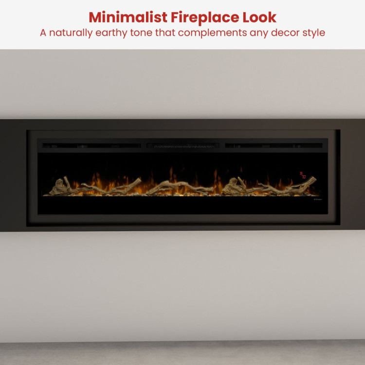 Dimplex Driftwood & River Rock Accessory Pack Kit for 74-inch Linear Fireplace image 5
