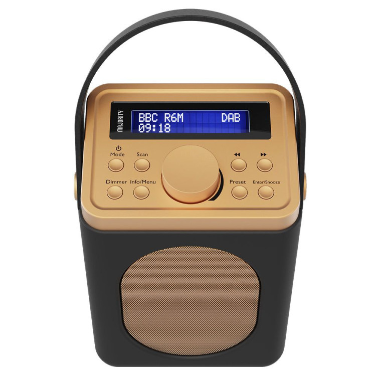 Majority Little Shelford Bluetooth & Dab Radio With Bluetooth-black image 3