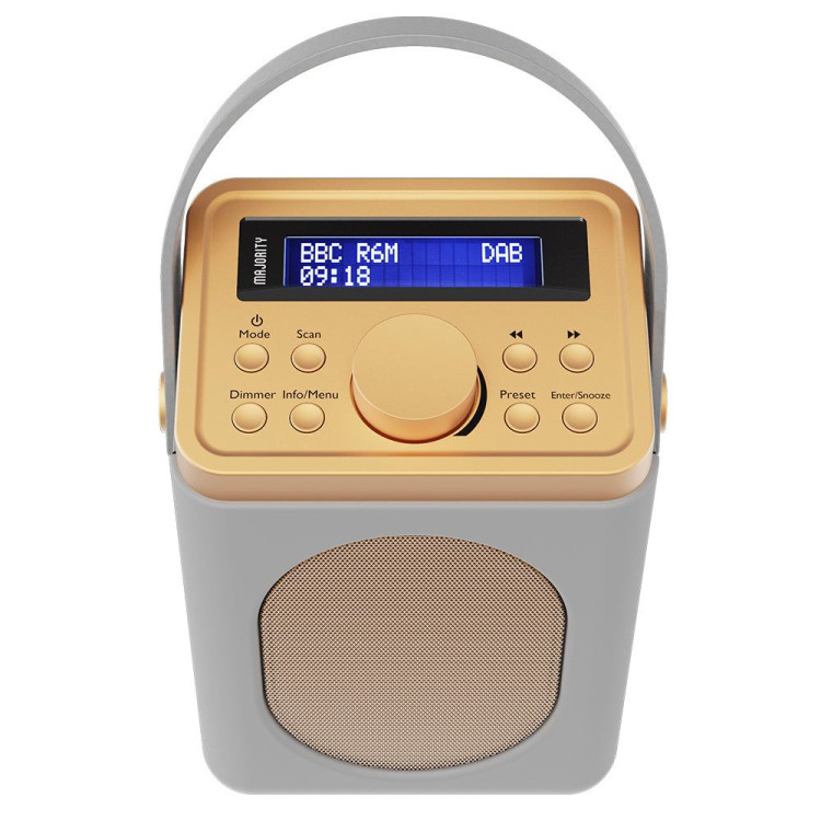 Majority Little Shelford Bluetooth & Dab Radio With Bluetooth-grey image 3