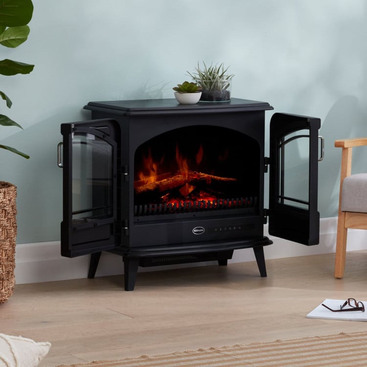 Dimplex Leckford Optiflame Electric Fire Stove - 2kW image 9