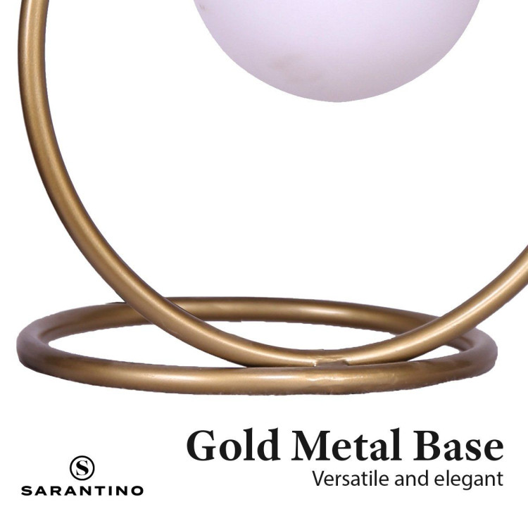 Sarantino Gold Metal Table Lamp image 9
