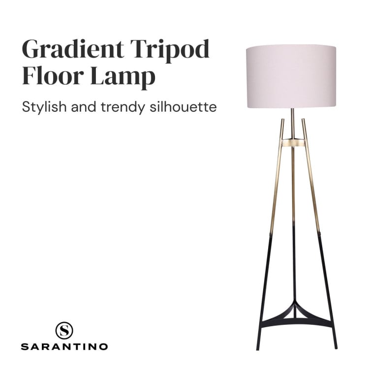 Sarantino Gradient Tripod Floor Lamp image 4