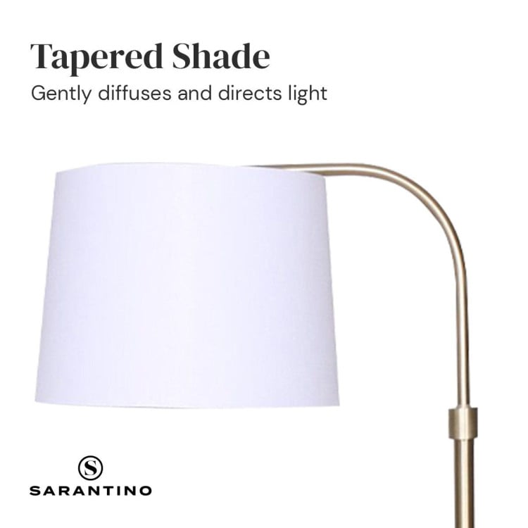 Sarantino Height-Adjustable Metal Floor Lamp image 3