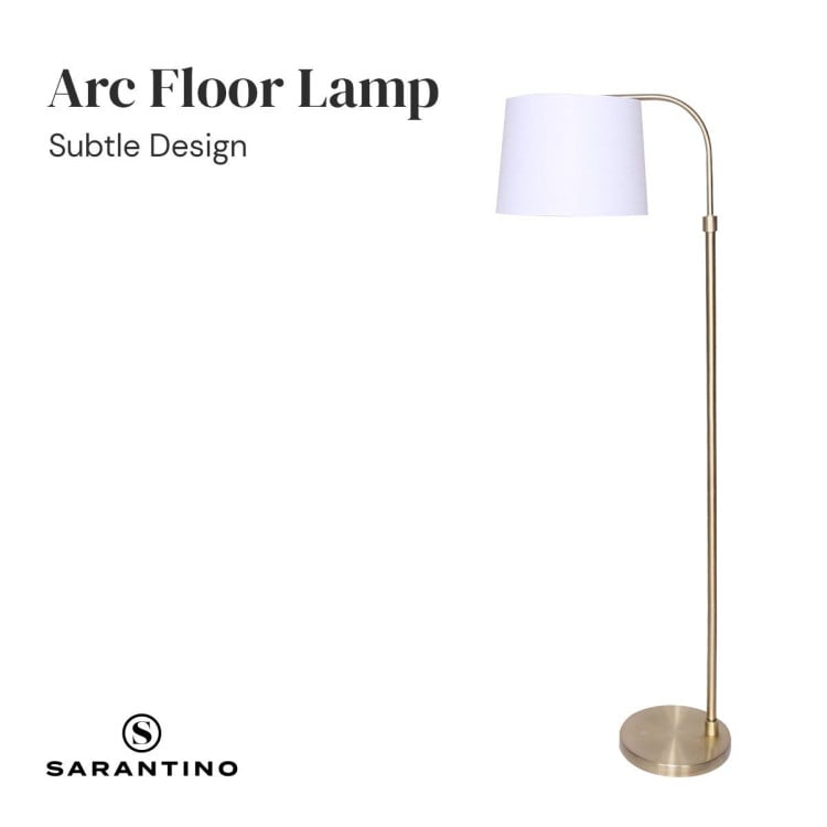 Sarantino Height-Adjustable Metal Floor Lamp image 5