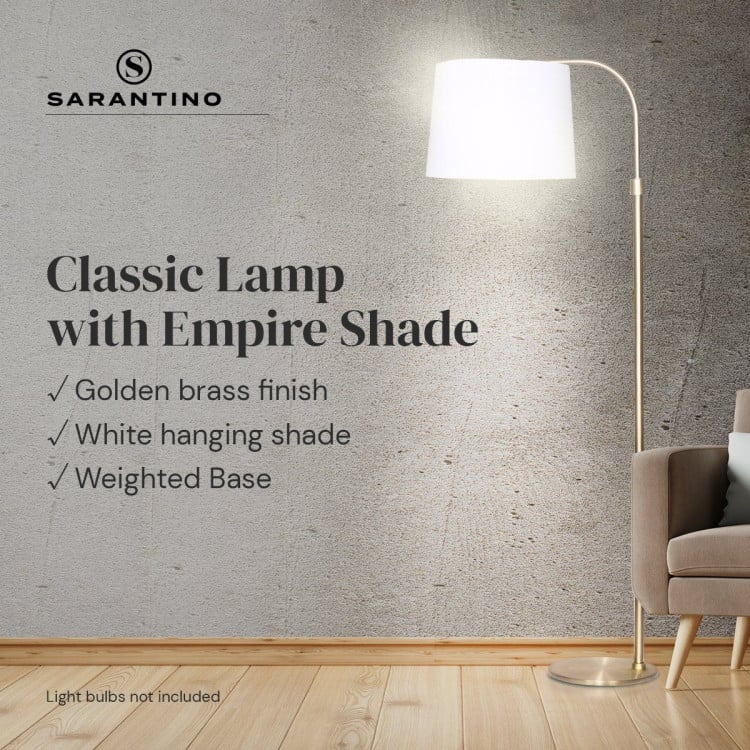 Sarantino Height-Adjustable Metal Floor Lamp image 9