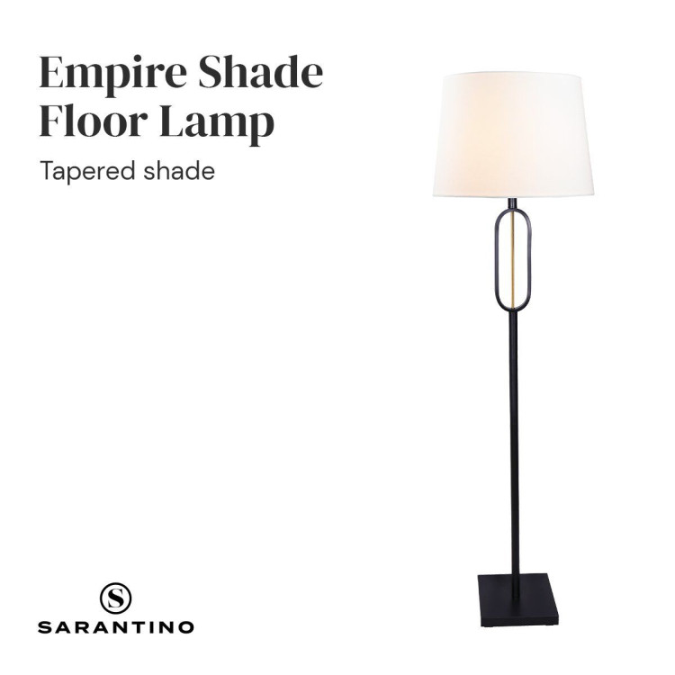 Sarantino Classic Floor Lamp with Empire Shade image 5