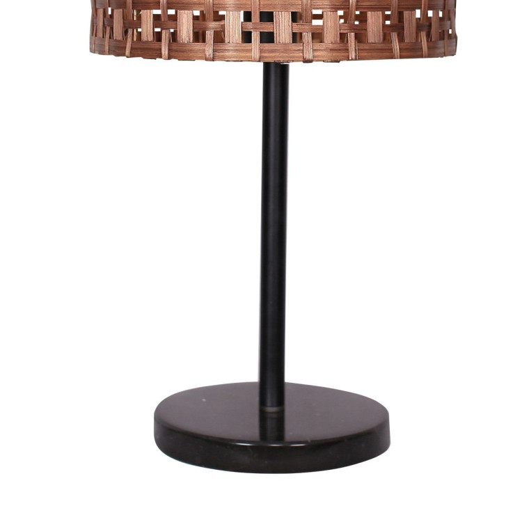 Sarantino Rattan Desk Lamp image 5