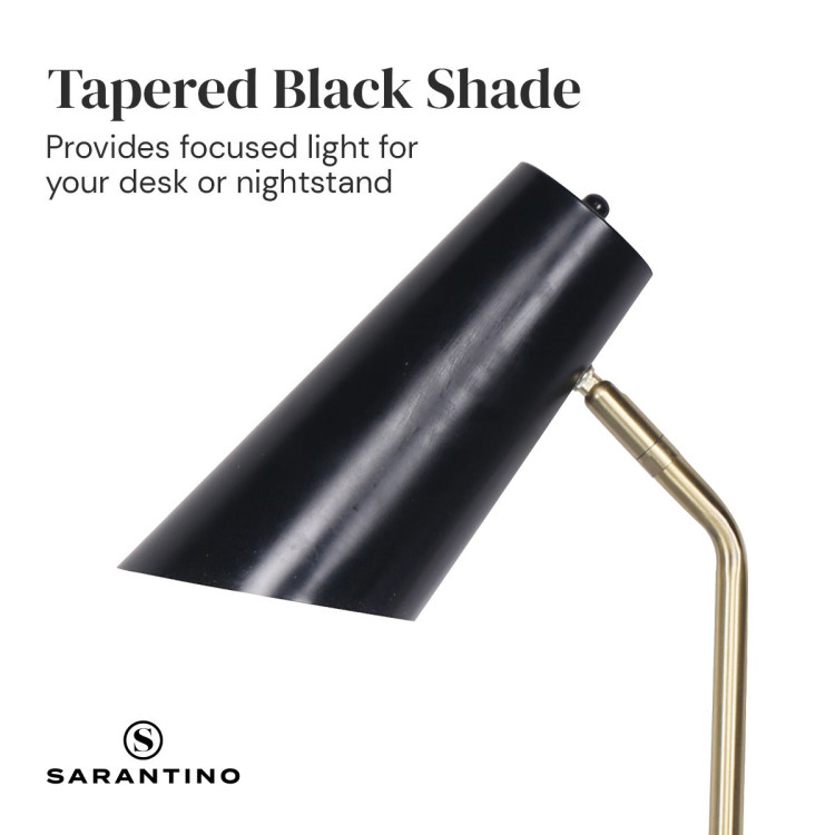 Sarantino Black/Brass Table Lamp image 12