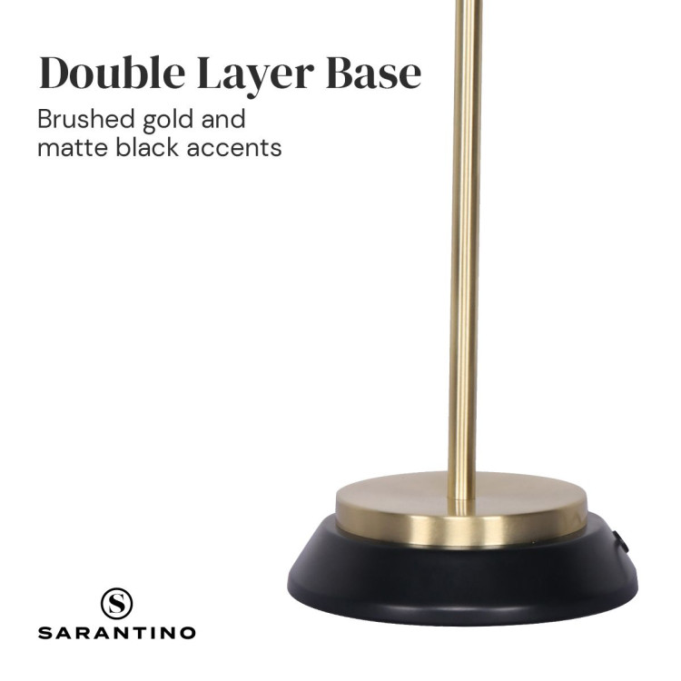 Sarantino Black/Brass Table Lamp image 3