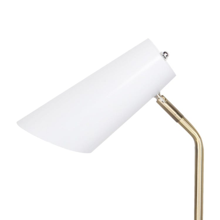 Sarantino White/Brass Table Lamp image 5