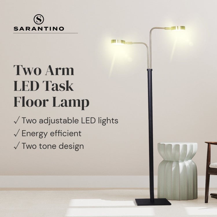Sarantino LED Metal Floor Lamp image 12