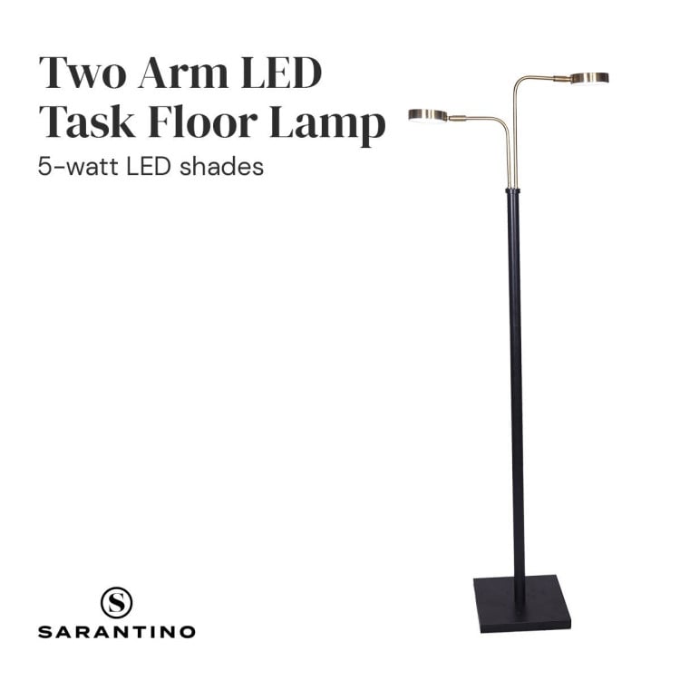 Sarantino LED Metal Floor Lamp image 5