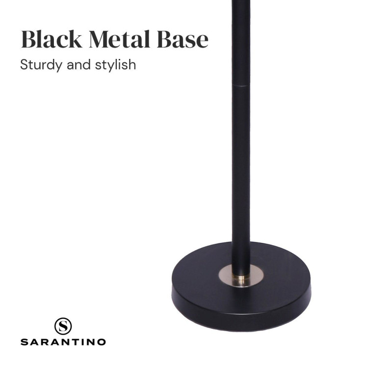 Sarantino Black Metal Task Floor Lamp image 12