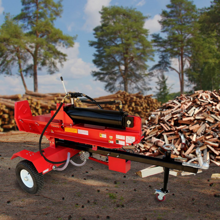 75 Ton Yukon Diesel Log Splitter Wood Cutter Axe Block image 6