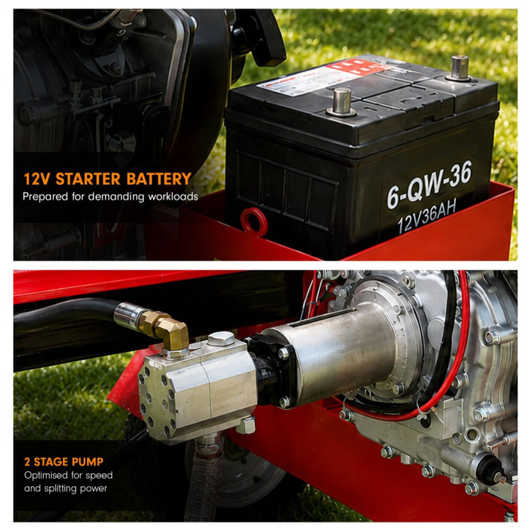 Yukon 60 Tonne Diesel Log Splitter with Hydraulic Lift 498cc Electric Key Start image 6