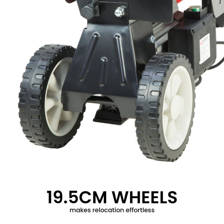 Yukon 7 Tonne 2000W Electric Hydraulic Log Splitter Wood Cutter w/ Side Protectors image 9