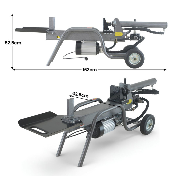 Yukon 12 Tonne Electric Hydraulic Log Splitter Heavy-Duty Firewood Splitter image 3