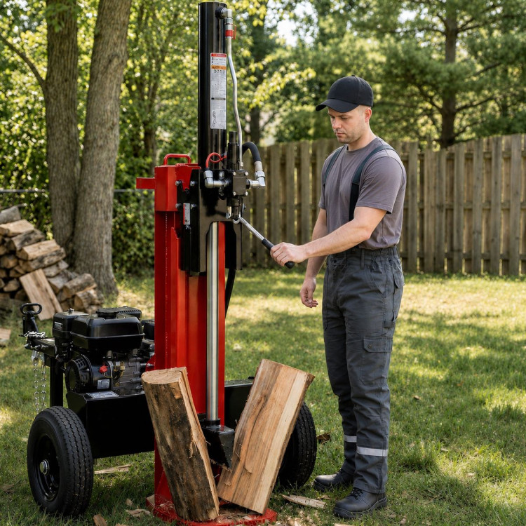Ducar 32T Petrol Log Splitter with 212cc OHV Engine 8.5s Cycle Time image 12