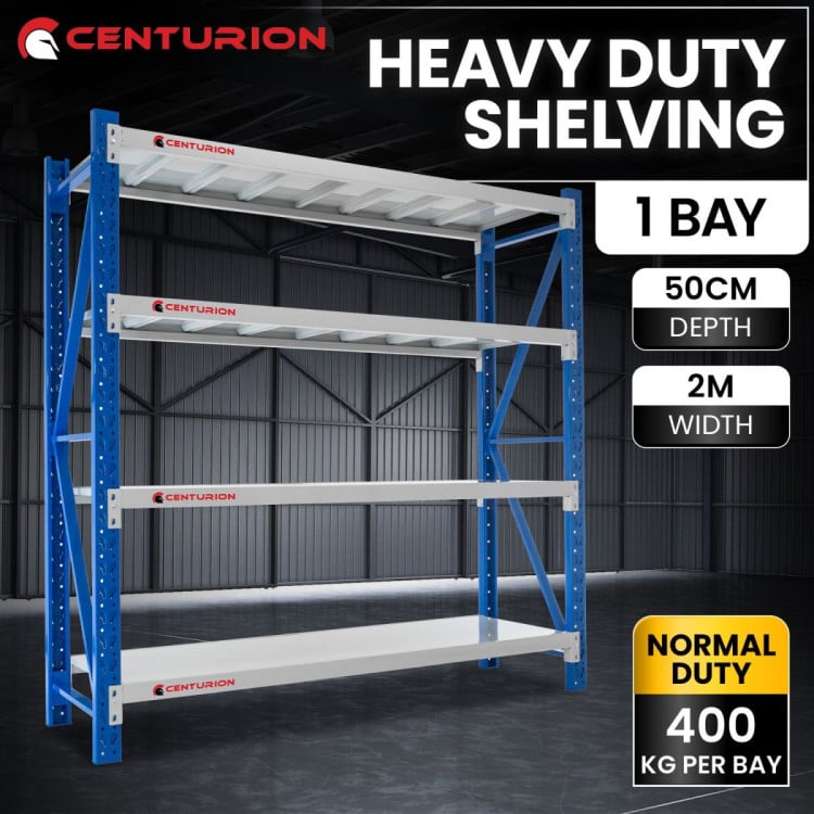 Garage Storage Steel Rack Shelving 2.0m-wide 400kg image 8