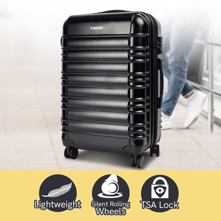 Olympus Noctis Suitcase 24in Hard Shell ABS+PC - Stygian Black image 12