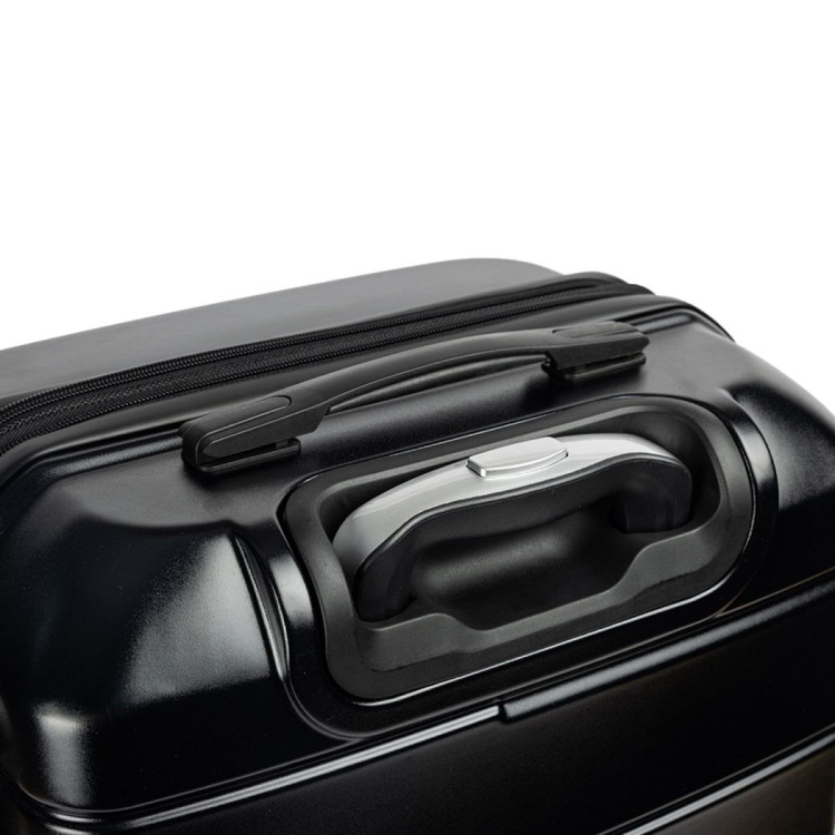 Olympus 3PC Artemis Luggage Set Hard Shell Suitcase ABS+PC  Jet Black image 10