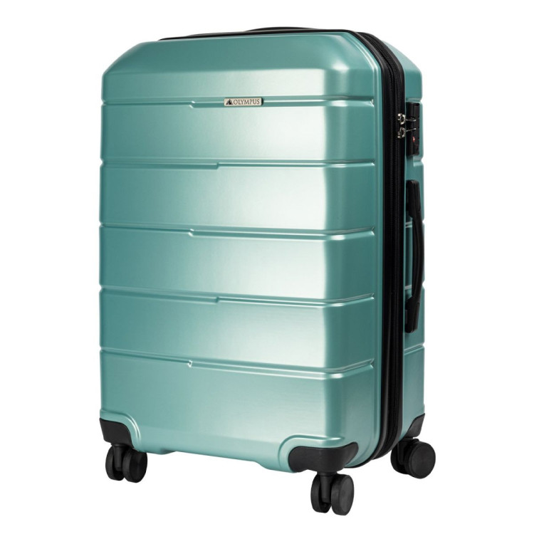 Olympus 3PC Artemis Luggage Set Hard Shell  ABS+PC - Electric Teal image 3