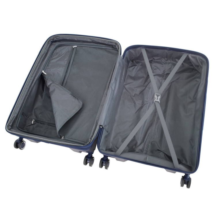 Olympus 3PC Eos Luggage Set Hard Shell Suitcase ABS+PC - Blue image 9