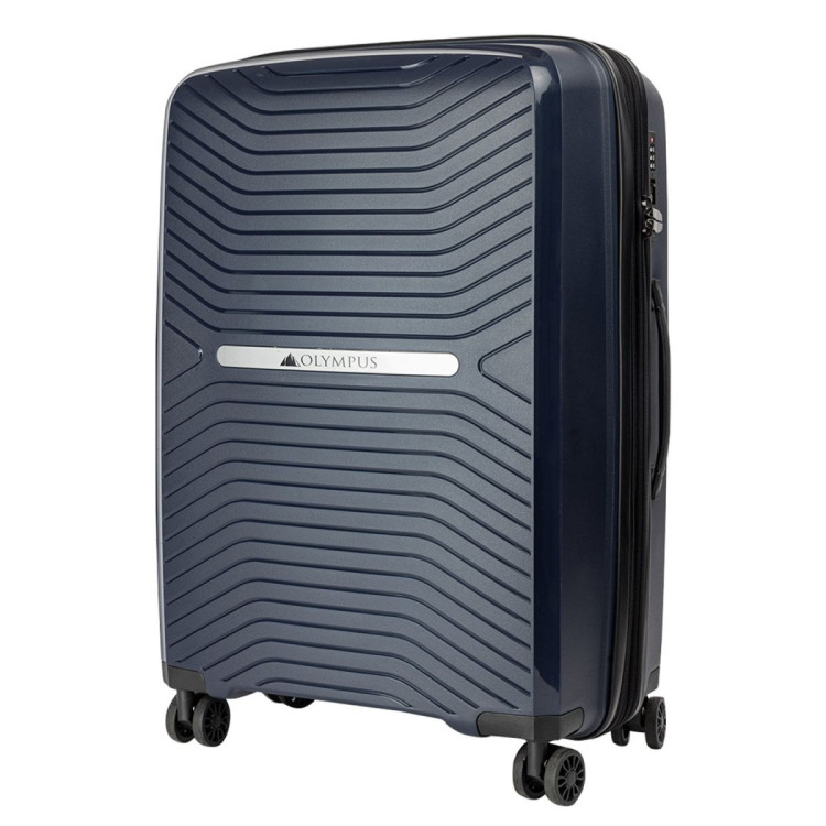 Olympus 3PC Astra Luggage Set Hard Shell Suitcase - Aegean Blue image 3