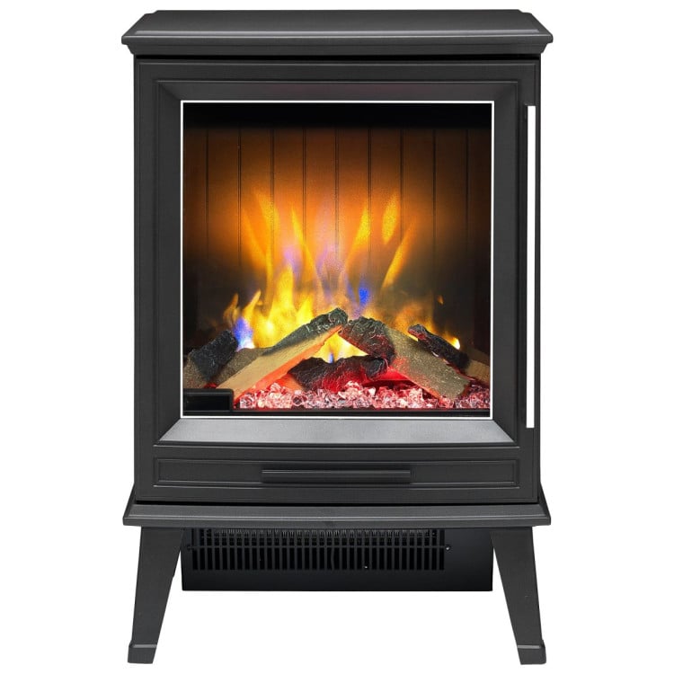 Dimplex Laverton 2kW Freestanding Electric Fireplace Stove Heater, 3D Optiflame Effect, Remote Control, Matte Black image 5