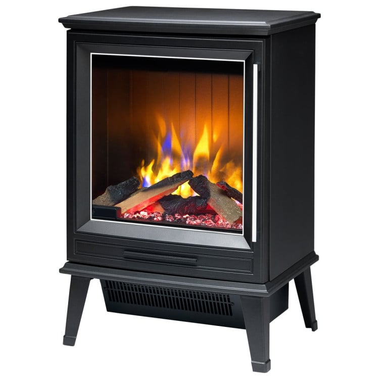 Dimplex Laverton 2kW Freestanding Electric Fireplace Stove Heater, 3D Optiflame Effect, Remote Control, Matte Black image 3