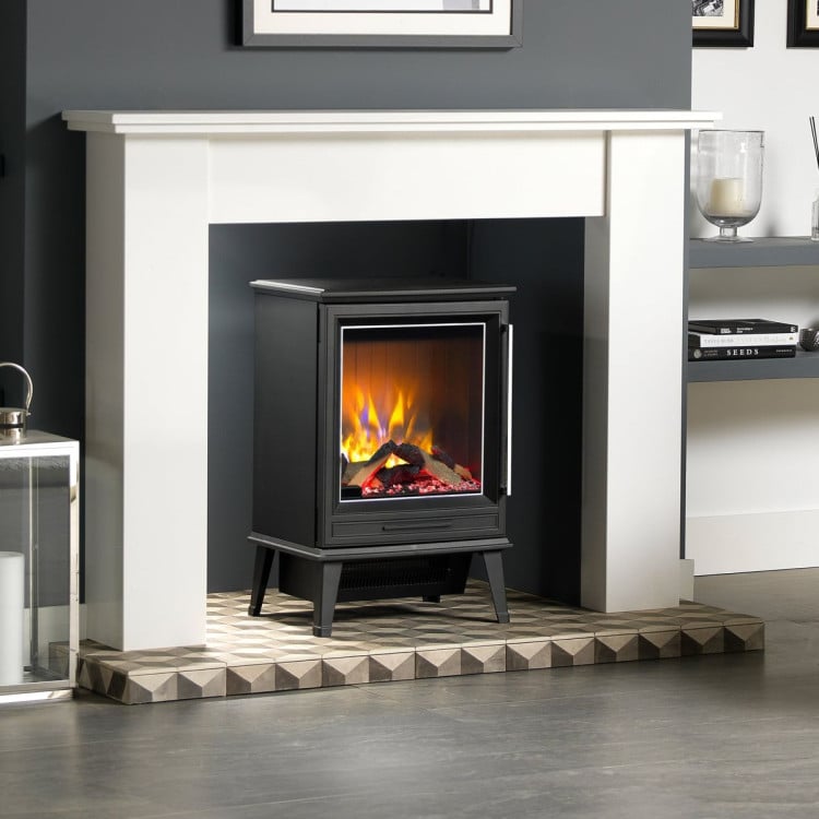 Dimplex Laverton 2kW Freestanding Electric Fireplace Stove Heater, 3D Optiflame Effect, Remote Control, Matte Black image 10