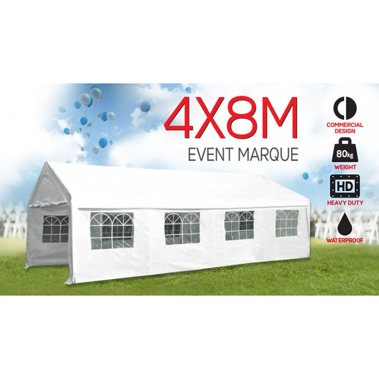 4x8 Outdoor event marquee - White image 3