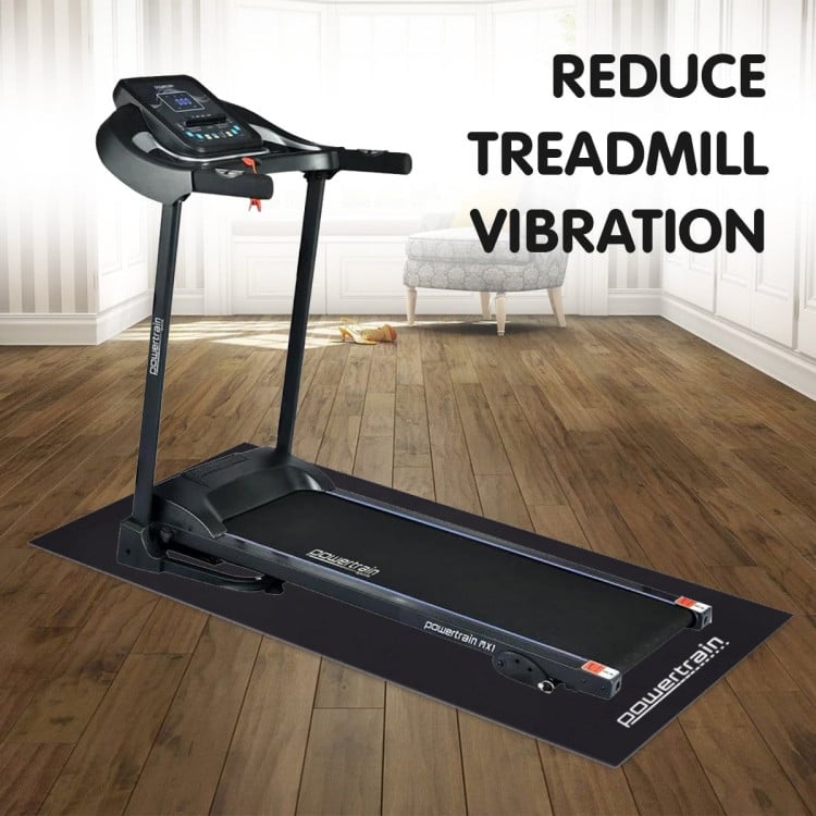 Powertrain 1.5m Exercise Treadmill Mat 5mm Thick Non-Slip EVA Floor Protector for Spin Bike Home Gym Equipment image 4